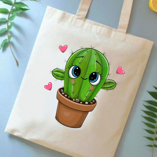 Sac fourre-tout aloe vera , sac fourre-tout drole, sac à bandoulière, sac esthétique, totebag