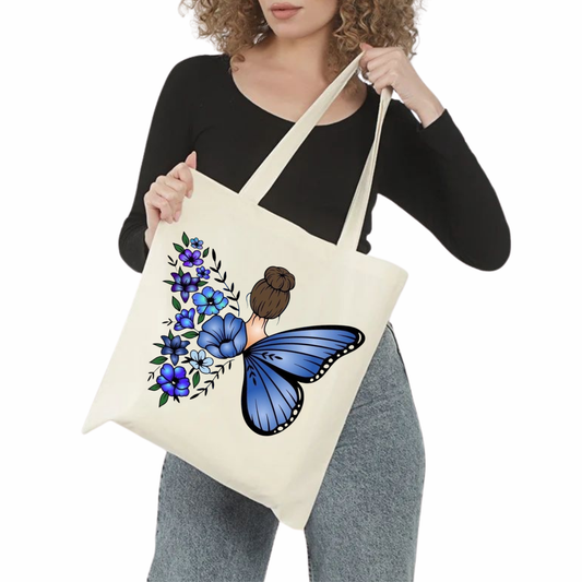 Sac fourre-tout papillon , sac fourre-tout pour les amoureux des papillons, sac à bandoulière, sac esthétique, totebag