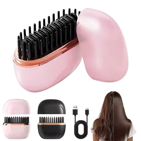 Mini Hair Straightening Comb Wireless Charging Portable Multifunctional Hair Care Not Hurt Hair Styling Comb Hair Straightener