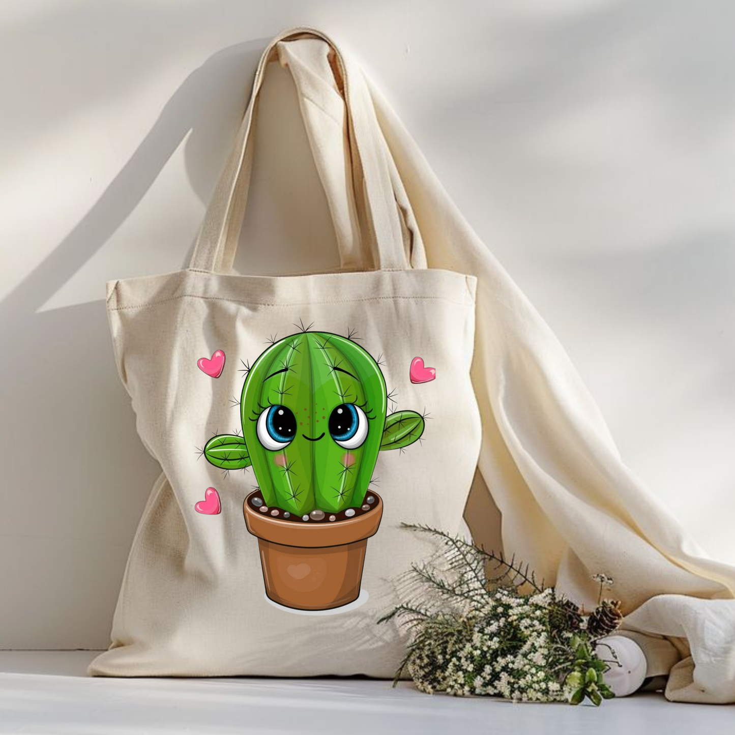 Sac fourre-tout aloe vera , sac fourre-tout drole, sac à bandoulière, sac esthétique, totebag