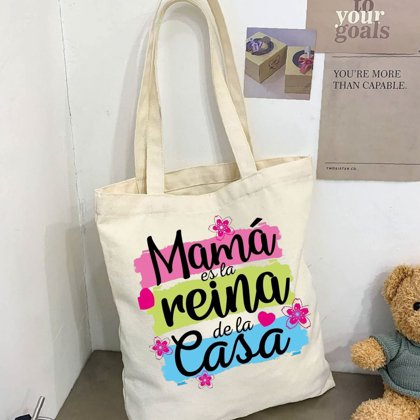 Sac fourre-tout mama , sac fourre-tout pour les femmes, sac à bandoulière, sac esthétique, totebag