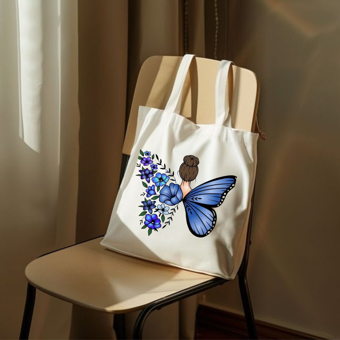 Sac fourre-tout papillon , sac fourre-tout pour les amoureux des papillons, sac à bandoulière, sac esthétique, totebag